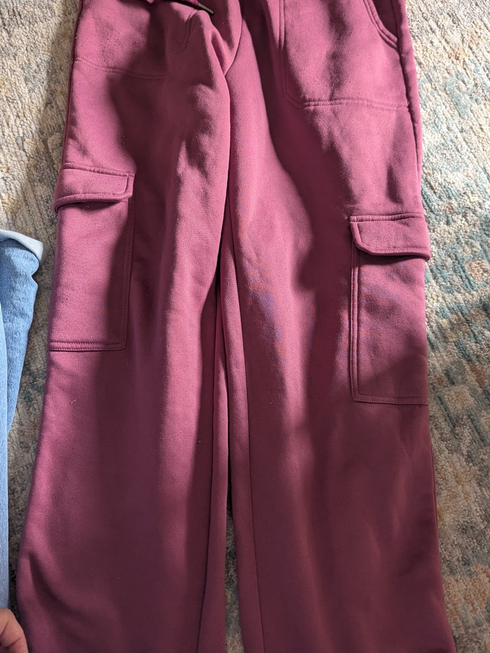 Fuscia Cargo Sweatpants - Cozy Cargo Pockets, New In Brand